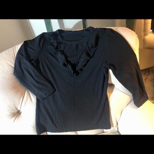 Black 3/4 Sleeve Top